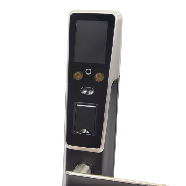 Smart замок ZKTeco ZM100 left для лівих дверей зі скануванням обличчя і зчитувачем відбитку пальця 114065 фото